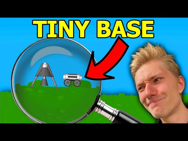 Building IMPOSSIBLY SMALL BASES in Spaceflight Simulator!!