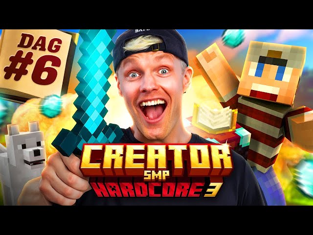 MINECRAFT SMP HARDCORE SURVIVAL DAG 6 - DE IJSMUUR VALT BIJNA!!!
