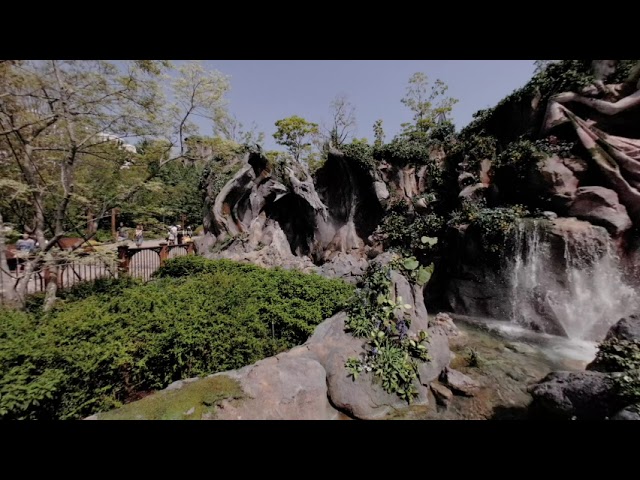 Disney in VR: 5-minute relax Tokyo Disney Sea Fantasy Springs fountain