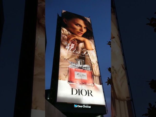 Natalie Portman Dior Billboard Sunset Blvd Los Angeles California September 26, 2026