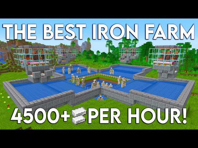 NEW UPDATED Minecraft Java 26.3 IRON FARM TUTORIAL | 4500 Iron Per Hour (Easy)