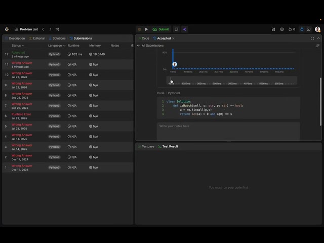 Regular Expression Matching