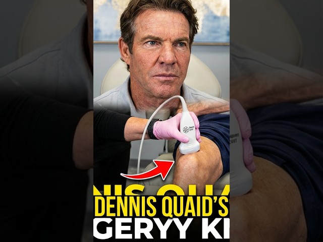 Did Dennis Quaid just fix his meniscus without surgery? #meniscustear #shorts #health