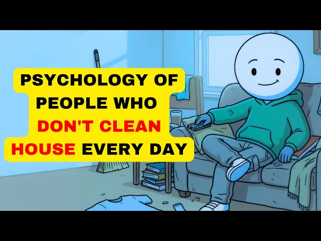 Psychology of People Who Don't Clean Their House Every Day (Psychology Behind It)