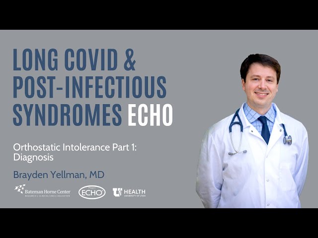 Orthostatic Intolerance Part 1: Diagnosis