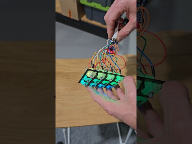 DIY RGB Arduino-Powered 2nd Keyboard - Coming soon to a screen near you! #diykeyboard