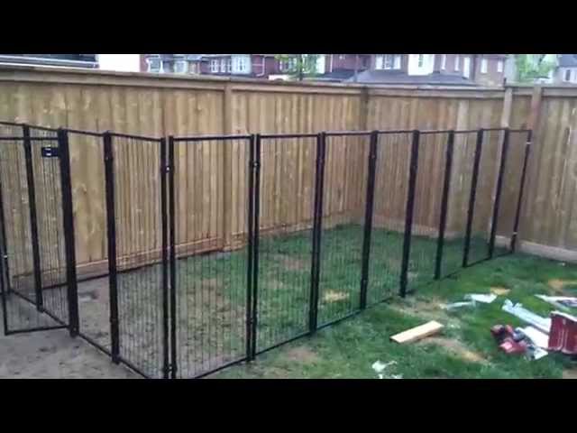 Backyard Renovation Building the Dog Fence part 2