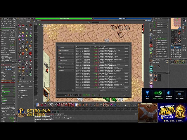 ( TIBIA GLOBAL ) BOUNTY TASKS 25% ATTACK AND 25% LOOT