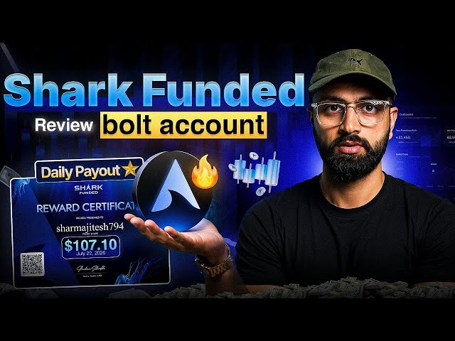 Shark Funded BOLTS account Review | Rules, Payout & Scam or Legit? | 1.5k Bolt account Giveaway