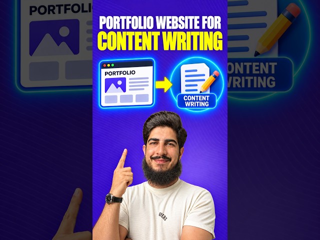 How to Make Portfolio Website for Content Writing #website  #tutorial #webdesign