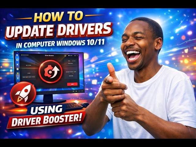 how to update drivers in computer  window10/11 by using driver booster