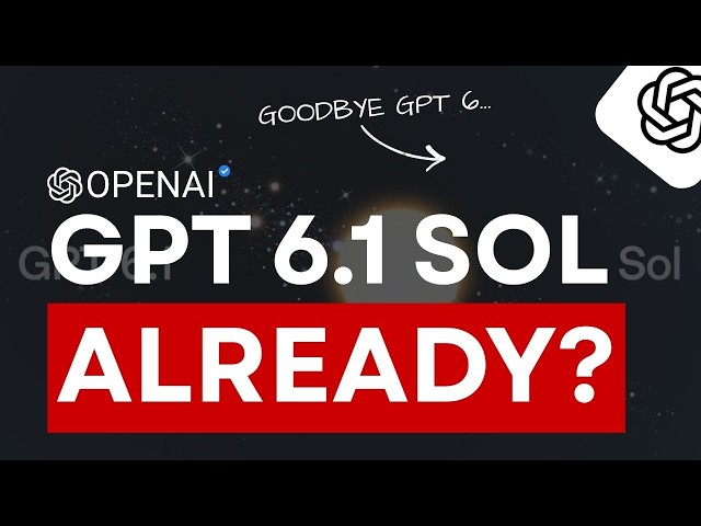 GPT-6.1 Sol Matches Astra for 1/5 the Price. What Is OpenAI Doing?