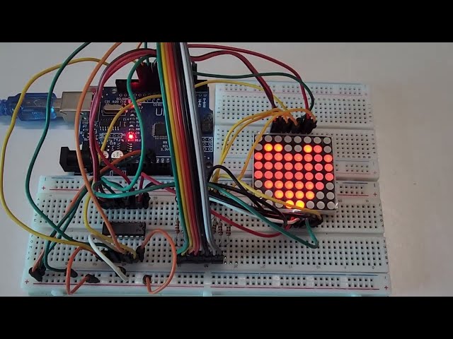 LED Matrix Heart ❤️ with Arduino Uno | Arduino Tutorials