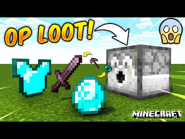 Minecraft But Dispenser Gives OP Items...