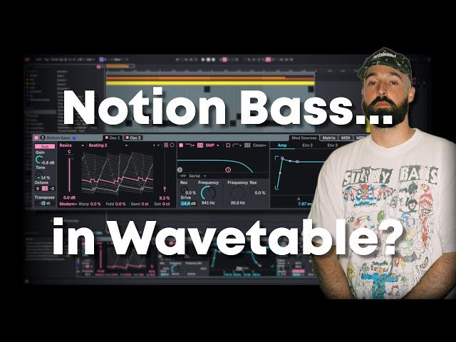How to Make a Notion-Inspired Bass in Ableton Wavetable (Free Preset + MIDI)