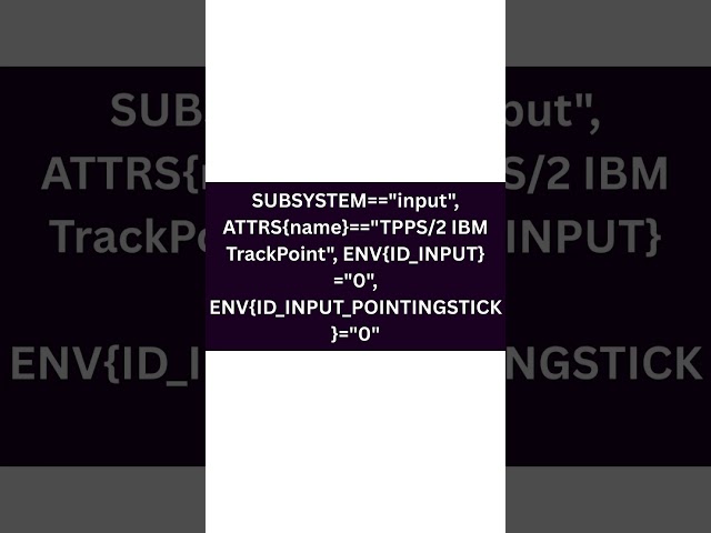 Ubuntu Wayland Cursor Moving Randomly? (Disable Trackpoint to Fix It)