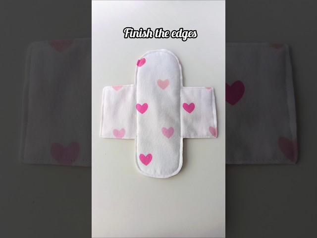 DIY reusable menstrual pad (tutorial) #reusablepads #sewingtutorial #sewinghacks #sewing #diy #sew