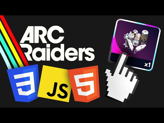 I Recreated AAA Game UI with CSS & JavaScript