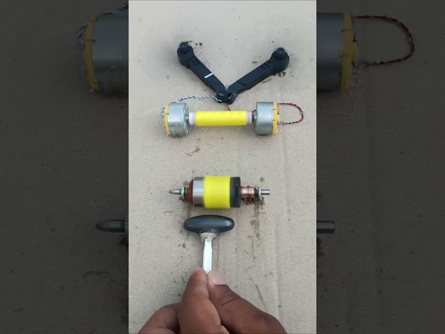 Magnetic Attraction 24V Armature to Dual Generators - Powering Two Drone PropellersDly project#