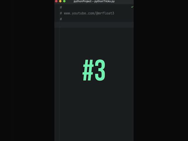 3 COOL underscore PYTHON tricks!!! #python #coding #programming #codewithconfidence #code