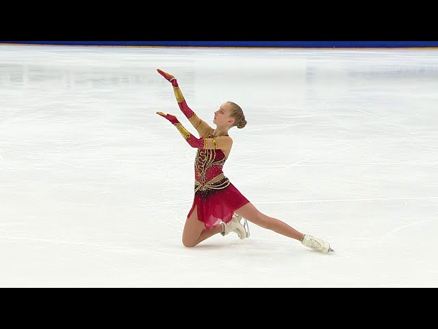 Daria Lebedeva. Junior Women. Free Skate. Moscow. Russian Grand Prix 2026/27