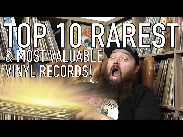 Top 10 RAREST & Most Valuable Vinyl Records in my Collection!