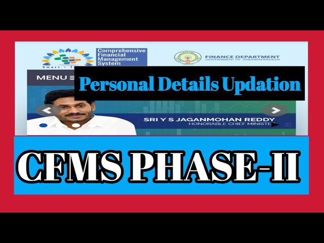 CFMS PHASE 2| how update employee particulars in CFMS || ESS || employee self service || CFMS