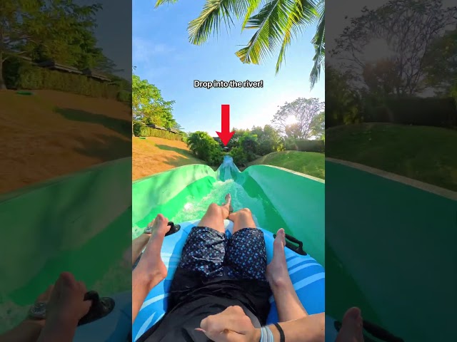 River Water Slide in Thailand!