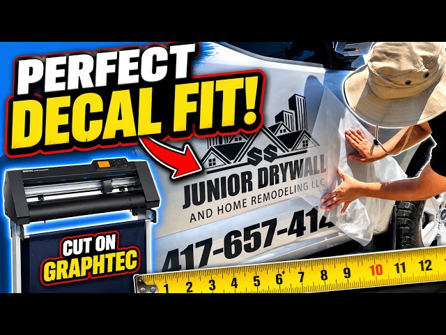 How to Make Car Decals the RIGHT SIZE | Measure, Cut & Apply Vinyl Decals