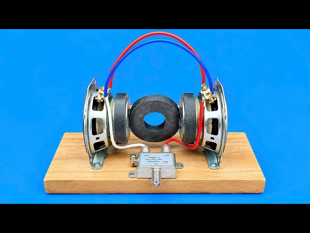 Stop Wasting Money on TV Antennas! Try 2 Speakers and a Bearing This Way! 😱