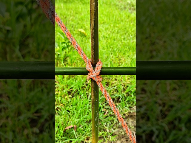 The Perfect Knot for Joining Two Poles ✅🙏 #shorts #lifehacks #viral