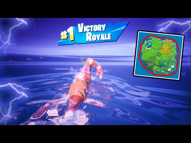 Swimming Around The ENTIRE MAP (we won)
