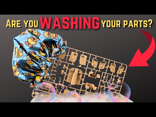 Easy way to save time preparing scale model parts for painting