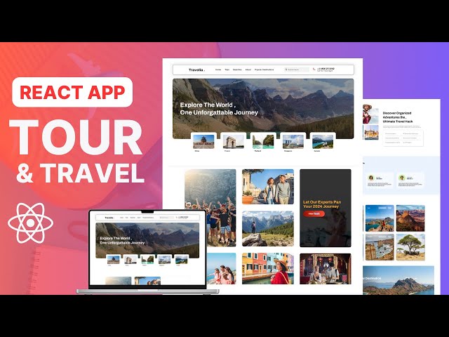 How to Create a Responsive Travel Website Using React JS – Full Tutorial for Beginners