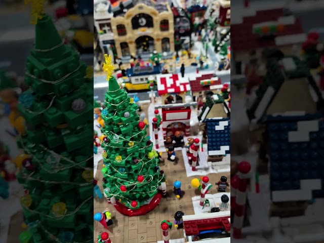 Motorized LEGO Ski Mountain Winter Village by James Edward