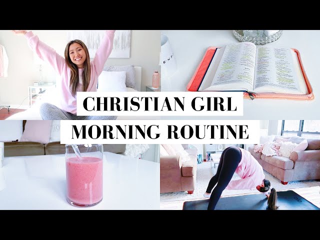 CHRISTIAN GIRL MORNING ROUTINE | Morning Routine With God ♡