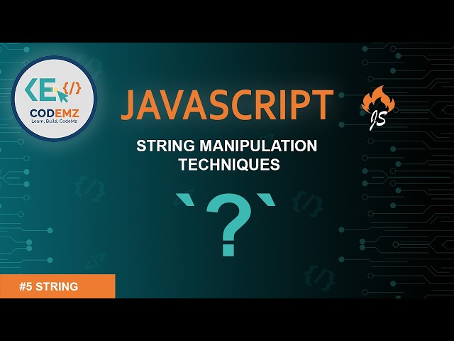 String Manipulation Techniques