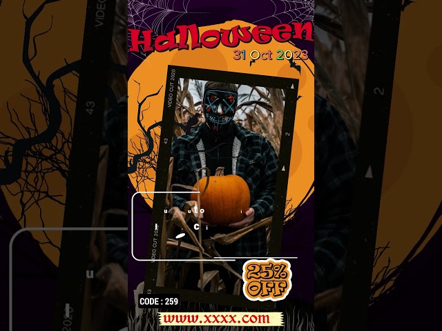 Create Halloween Product Promo #capcut
