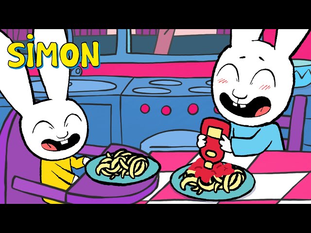 Bedtime Battles & Ketchup Farts! 🤣🌟 Simon | Full episodes Compilation 1hr | Cartoons for Kids