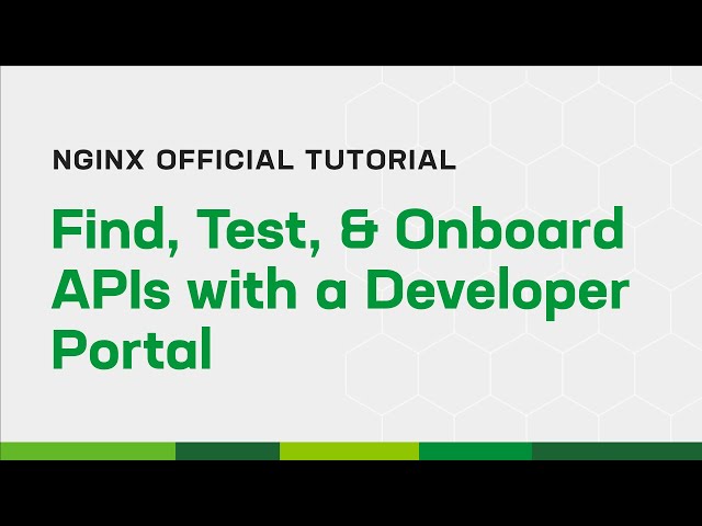 Find, Test, and Onboard APIs with a Developer Portal
