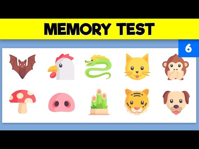 VISUAL MEMORY TEST | Train your visual memory - Video 6