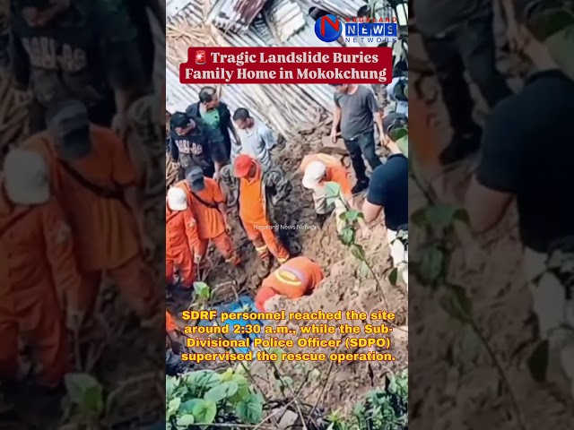 MOKOKCHUNG: TWO SCHOOL BOYS DIE IN LANDSLIDE AT UPPER PENLI WARD