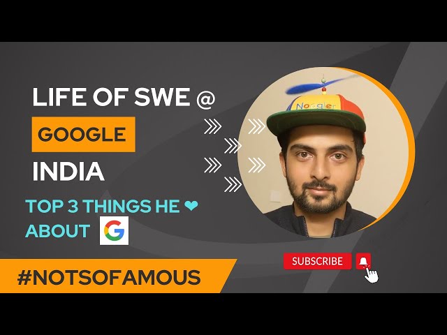 Episode 2: @sohamkamanitech speaks about life of a Software Engineer @Google