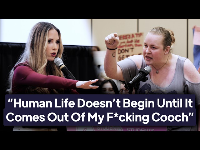 Pro-Abortion Student vs. Lydia Taylor Davis
