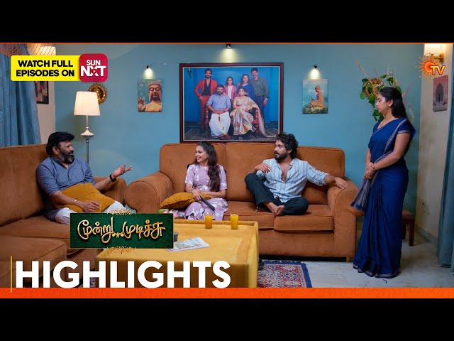 Moondru Mudichu - Highlights | 26 Sep 2026 | Tamil Serial | Sun TV