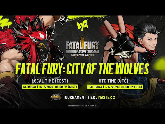 Ultimate Fighting Arena 2026 | FATAL FURY: City of the Wolves | TOP 8