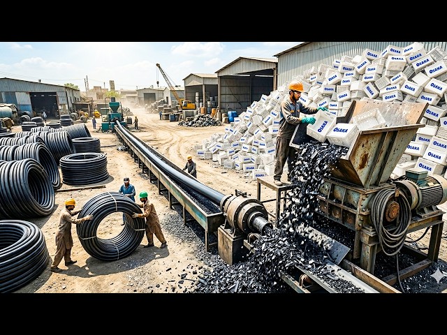 Top 7 Most Popular Recycling And Manufacturing Process videos | Mass Production in asian factory