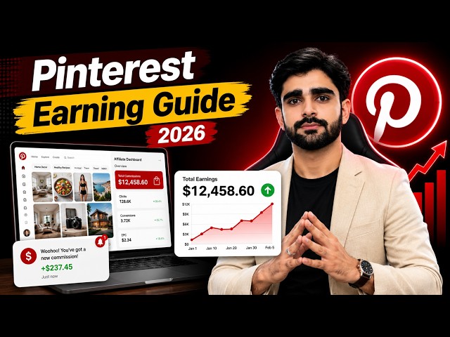 Pinterest Viral Pins Strategy 2026 | Make Money from Pinterest Affiliate Marketing