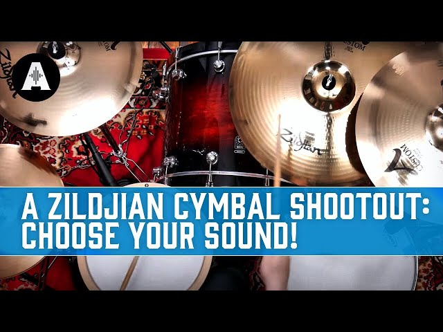 A Zildjian Cymbal Shootout! -  A Custom Vs. K Custom Dark