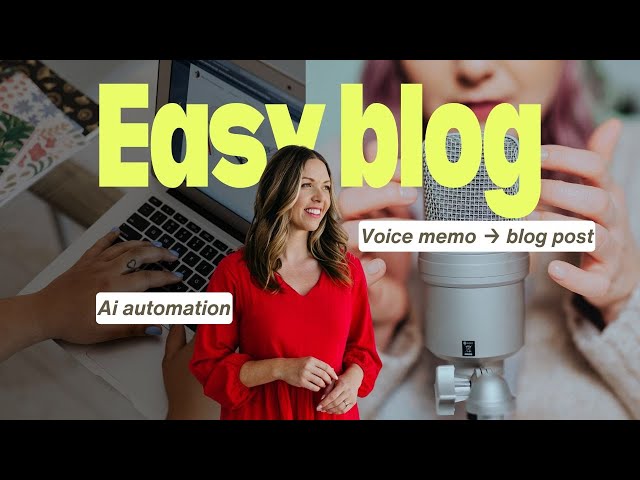 Write a Blog Post in SECONDS! | Easy Ai Automation for Wedding Pros